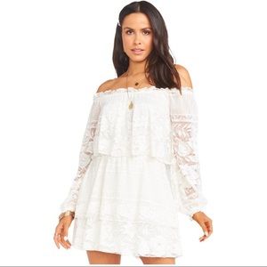 NWT white Show Me Your Mumu Bess Dress